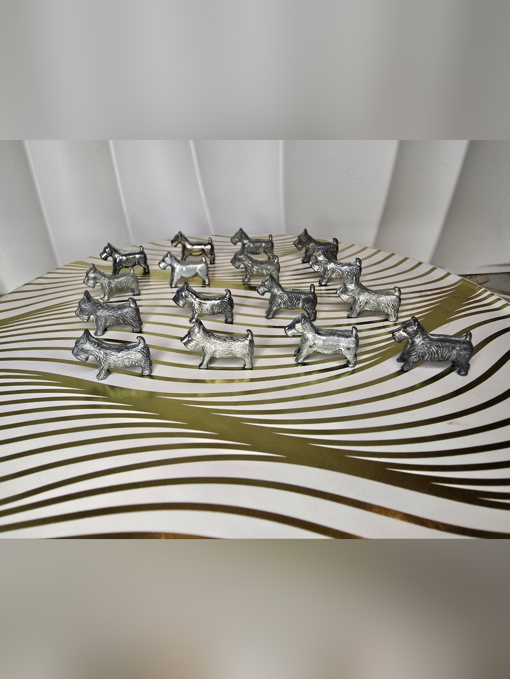 Monopoly Scottish Terrier Game Pieces Lot of 16